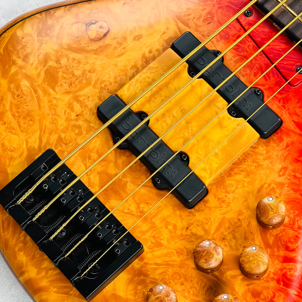 MTD Michael Tobias Design USA Lynn Keller Signature 532-24 5-String Bass 2016 - Red Fade - 8