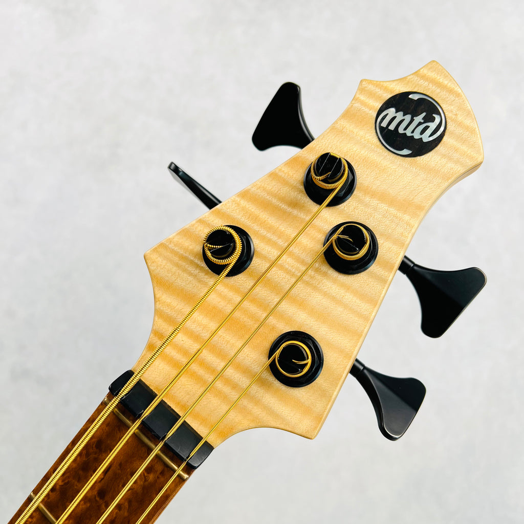 MTD USA 434-24 Sycamore 4-String Bass 2016 - Natural - 11