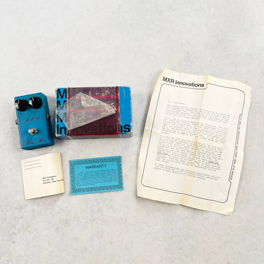 MXR MX-103 Script Blue Box 1975 - Blue - 5