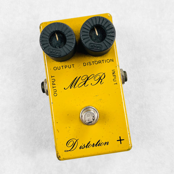 MXR MX-104 Script Distortion + 1975 - Yellow - 1