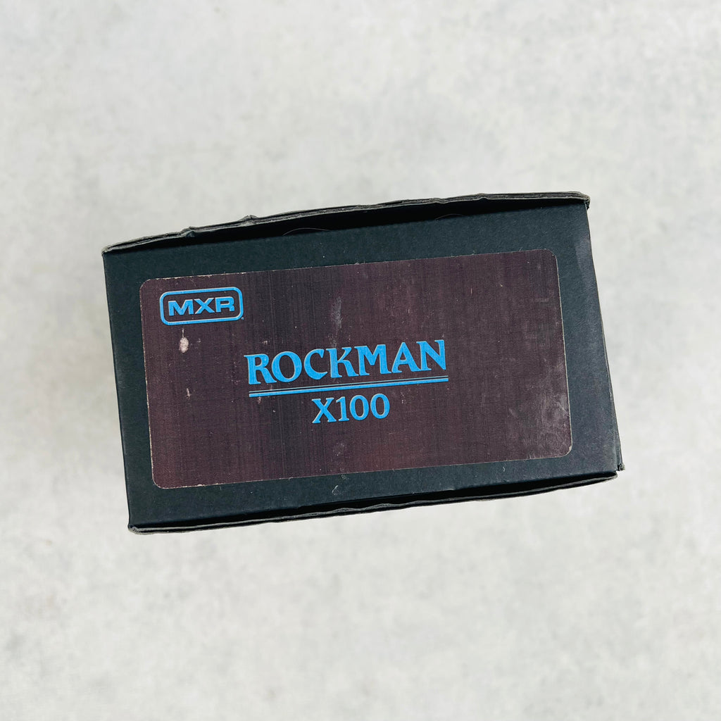 MXR MX100 Rockman X100 Analog Tone Processor Pedal - Black / Blue - 7
