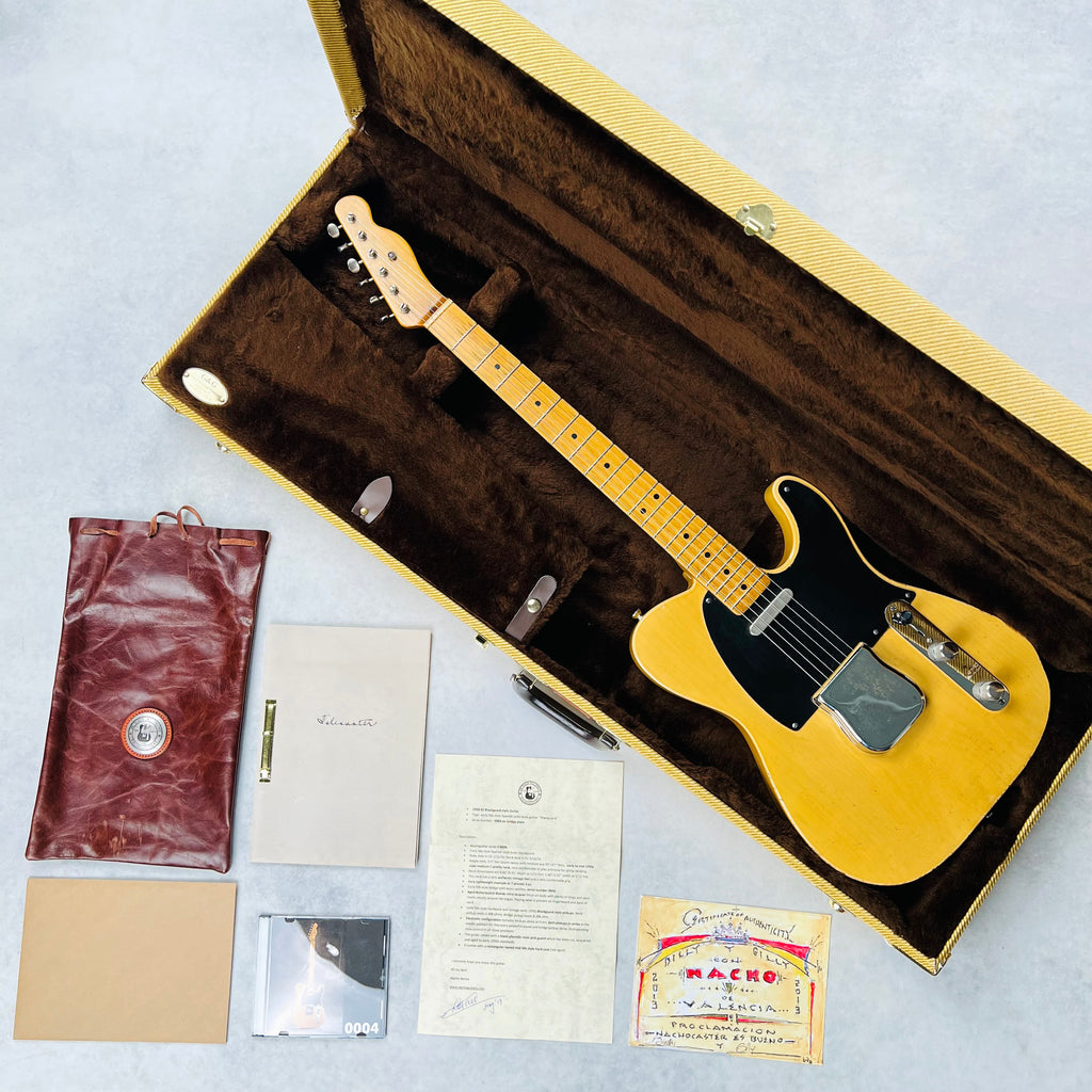 Nacho '50s Blackguard T-Style Guitar 2013 - Butterscotch Blonde - 23