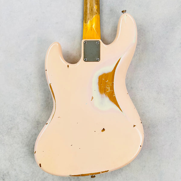 Nash JB63 Bass Guitar - Shell Pink - 10