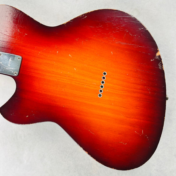 Novo by Dennis Fano Serus T Electric Guitar 2019 - Tobacco Burst - 12