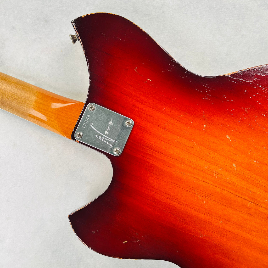 Novo by Dennis Fano Serus T Electric Guitar 2019 - Tobacco Burst - 13