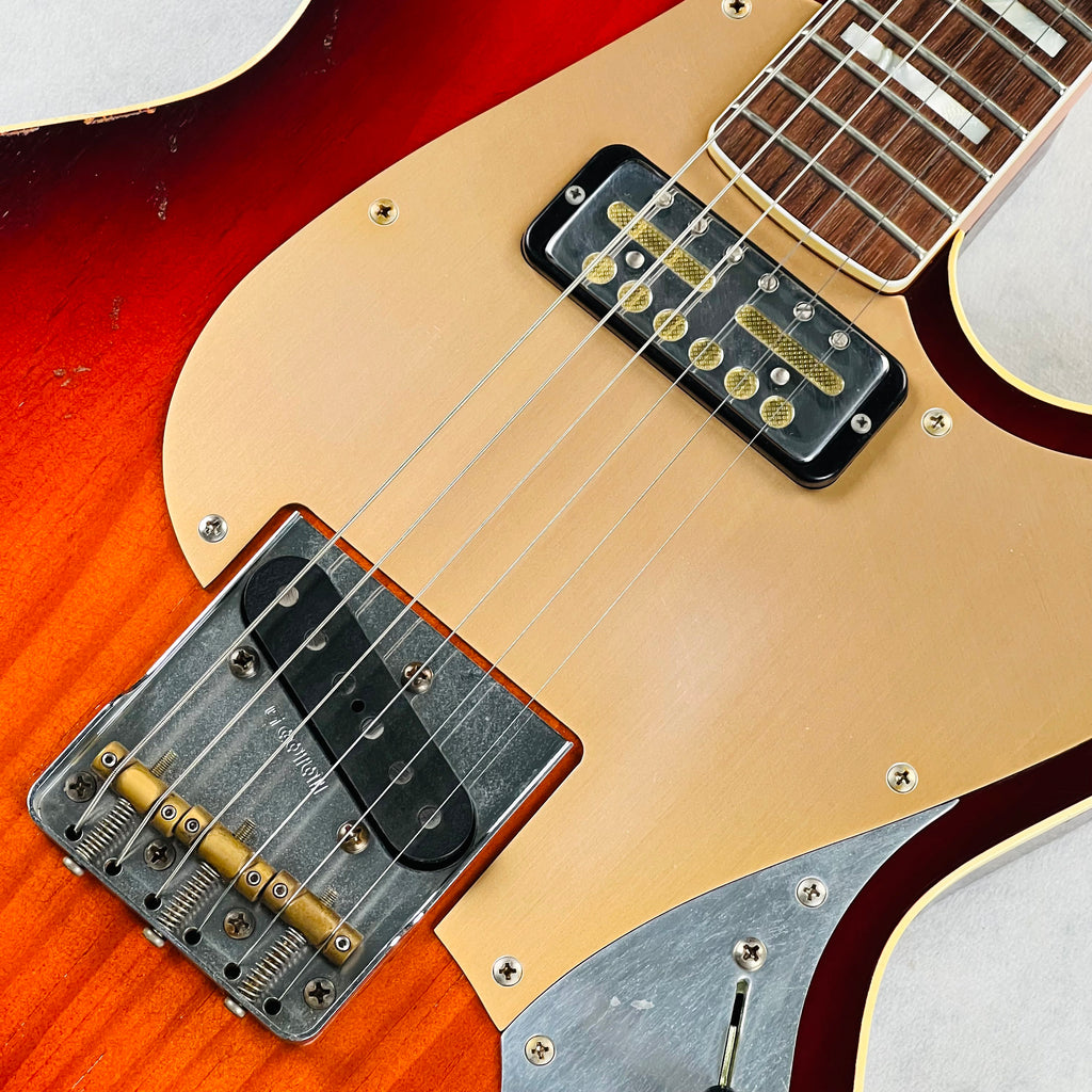 Novo by Dennis Fano Serus T Electric Guitar 2019 - Tobacco Burst - 7