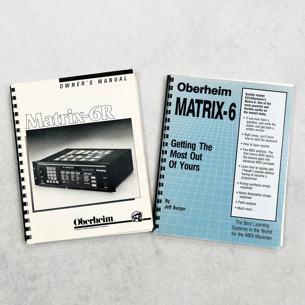 Oberheim Matrix-6R Manuals - 1
