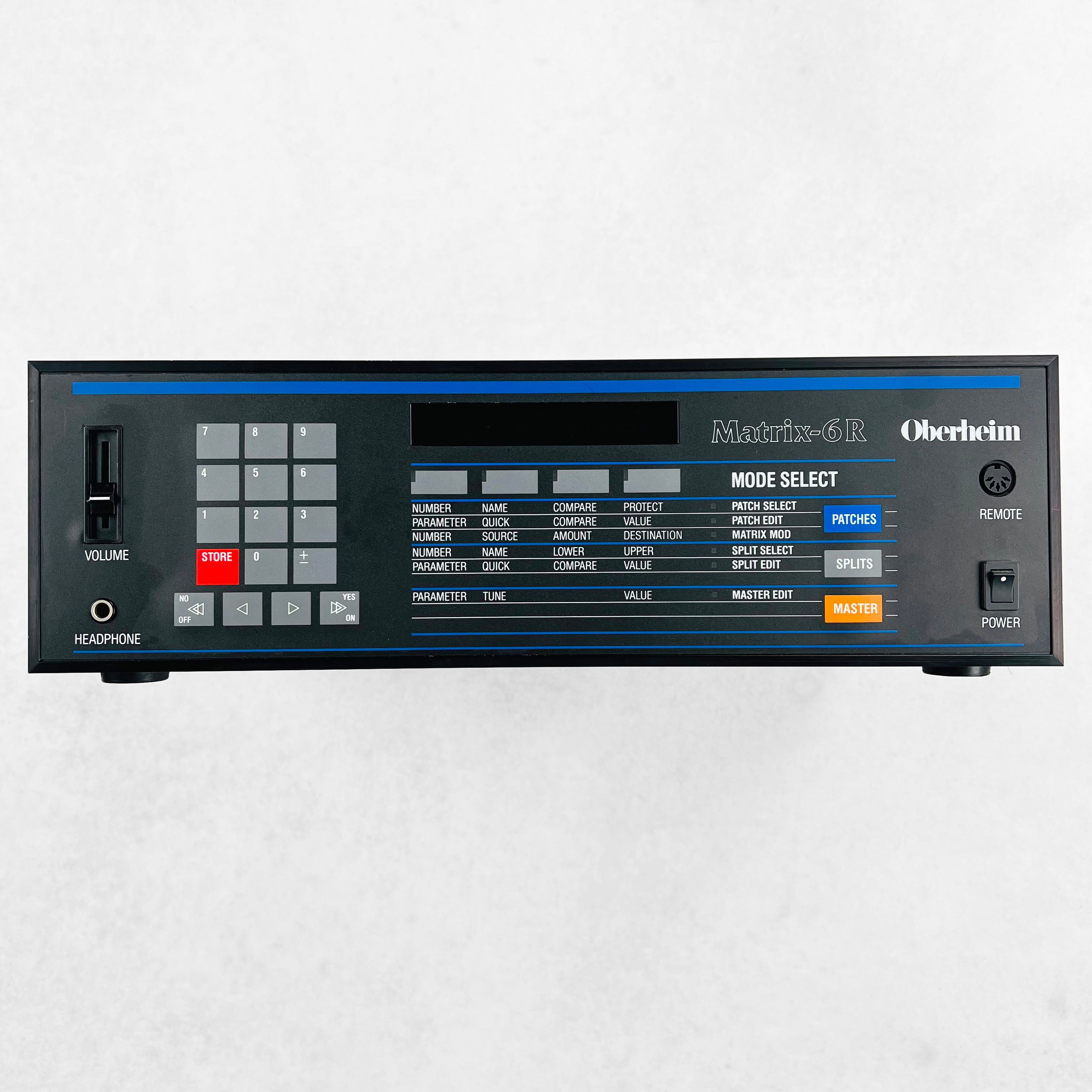Oberheim Matrix 6R Rackmount 6-Voice Synthesizer 1986 - Black