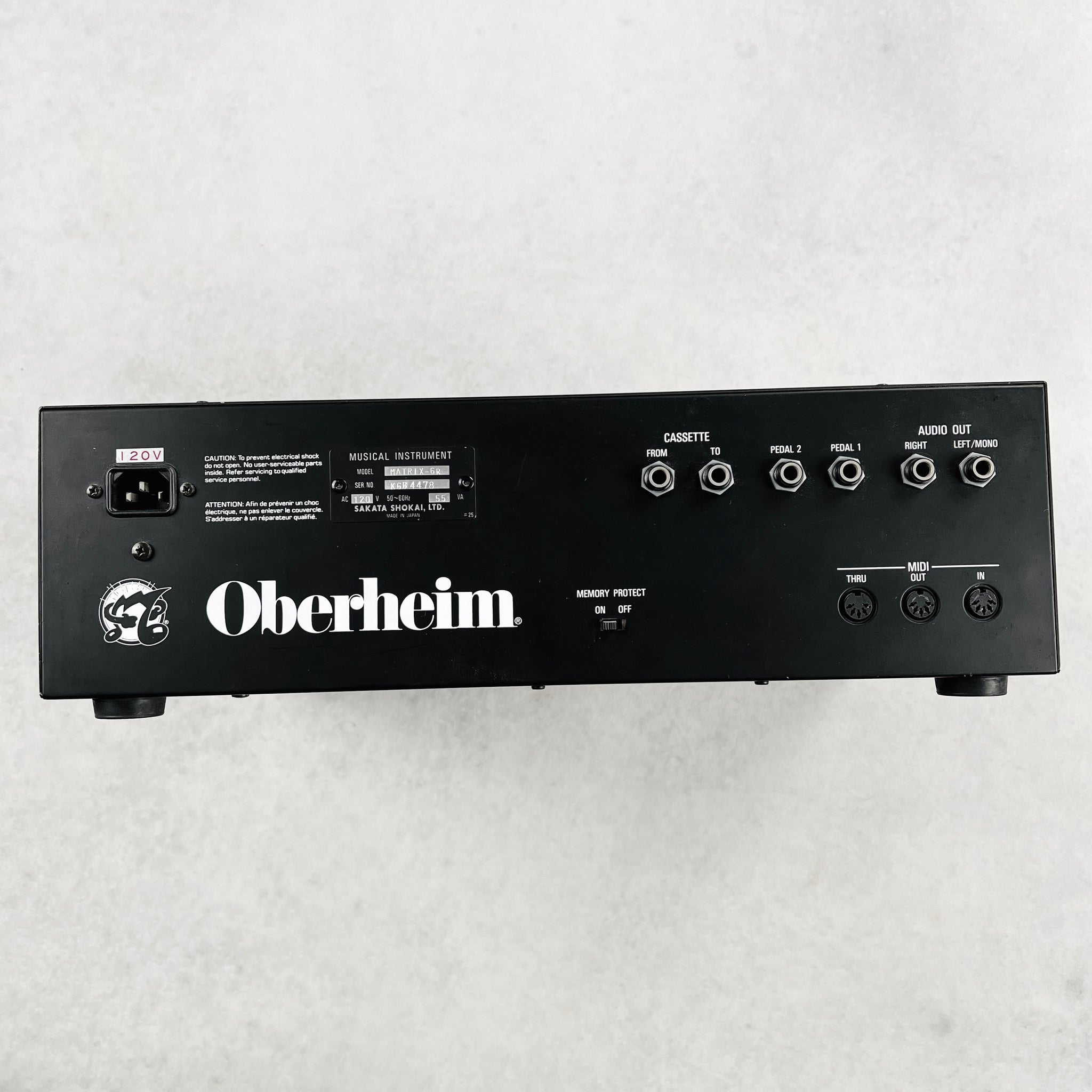 Oberheim Matrix 6R Rackmount 6-Voice Synthesizer 1986 - Black | Tone Wolf