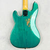 Olinto by La Bella P4 Anodized Guard Relic 4-String Bass 2025 - Arlington Green Metallic - 10