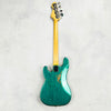 Olinto by La Bella P4 Anodized Guard Relic 4-String Bass 2025 - Arlington Green Metallic - 11