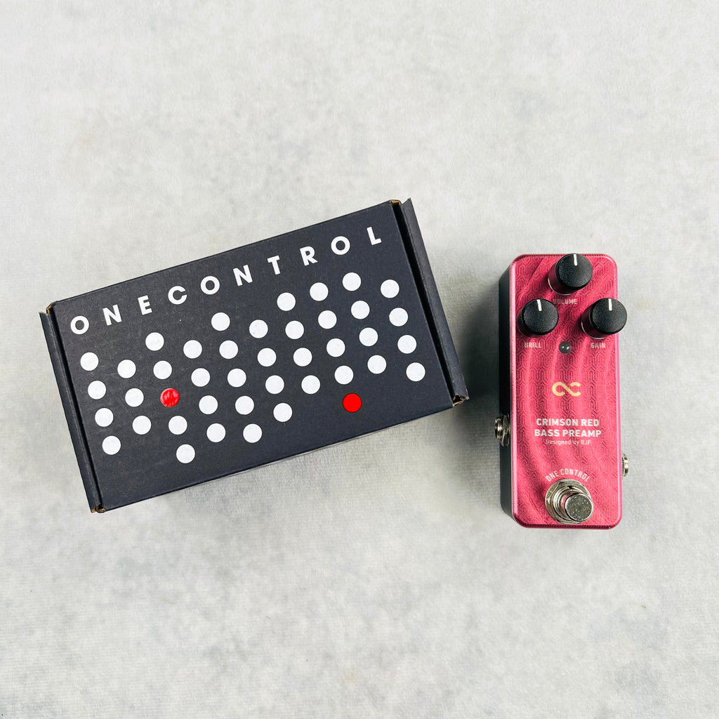 One Control Crimson Red Bass Preamp Pedal 2010s - 5