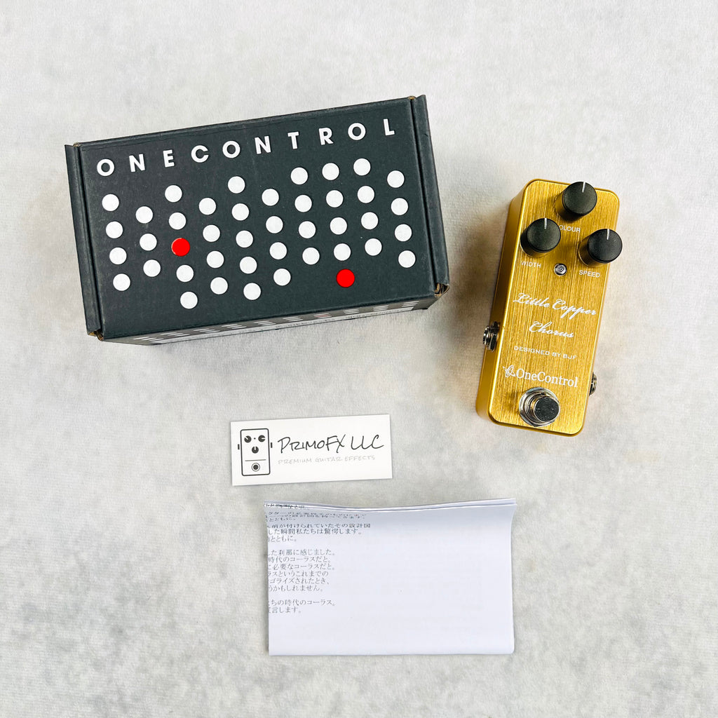 One Control Little Copper Chorus Pedal 2010s - 5