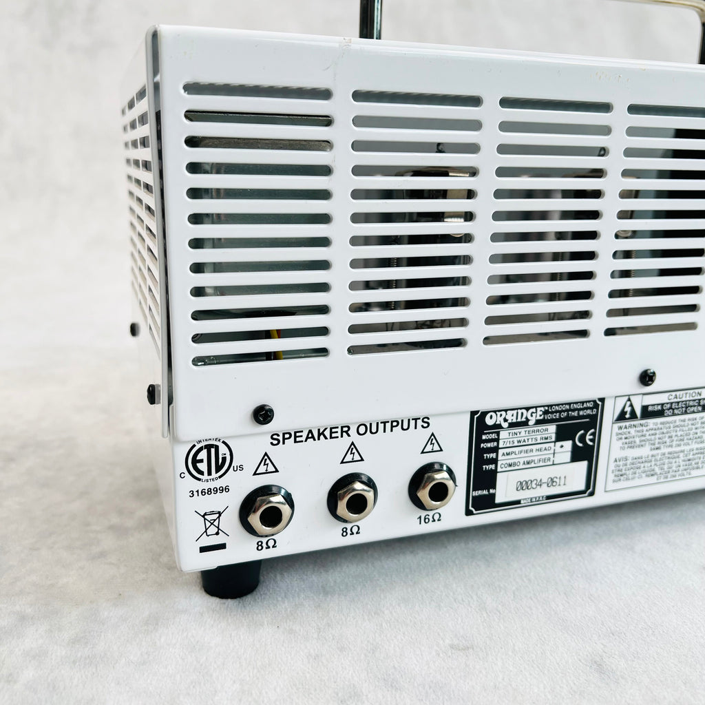 Orange Tiny Terror TT15 Guitar Head Amplifier 2011 - White - 8