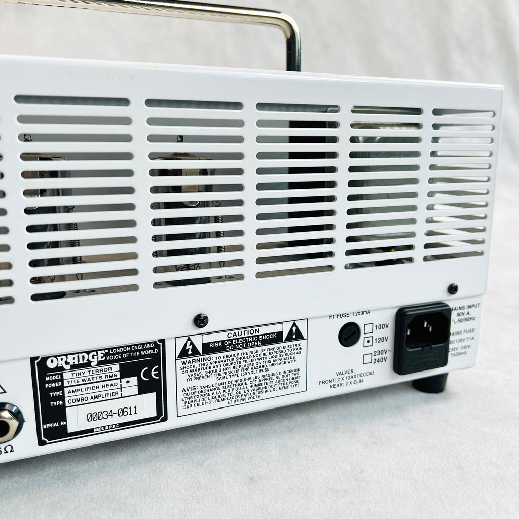 Orange Tiny Terror TT15 Guitar Head Amplifier 2011 - White - 9