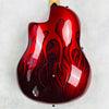 Ovation 1778T Elite - Candy Apple Red Hot Rod Flames - 11