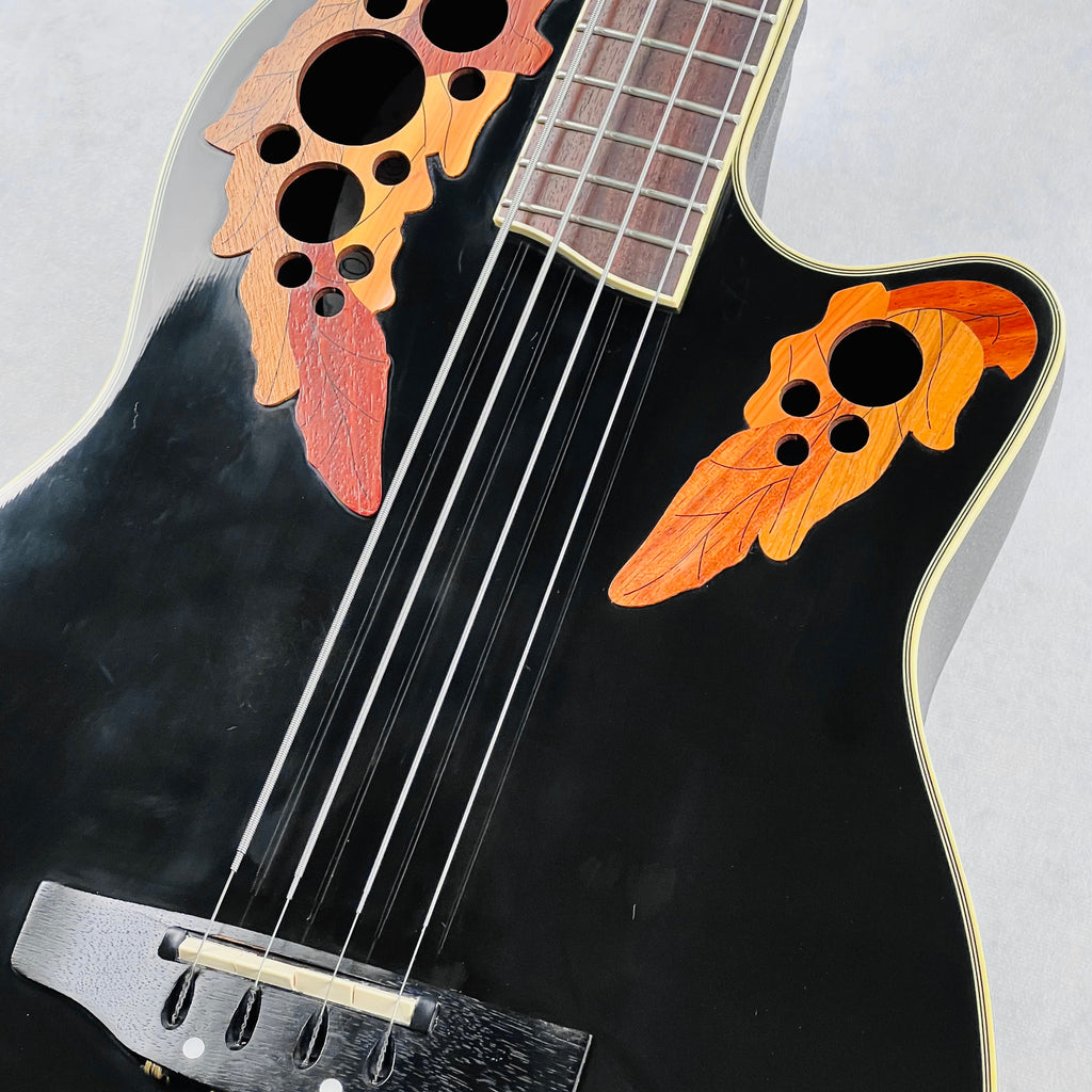 Ovation Celebrity CS274 Acoustic-Electric 4-String Bass 1998 - Black - 6