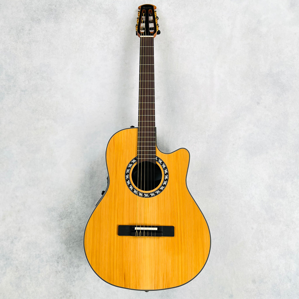 Ovation Pro Series 1773AX-4-G Nylon String Classical Acoustic Guitar 2023 - Natural - 2