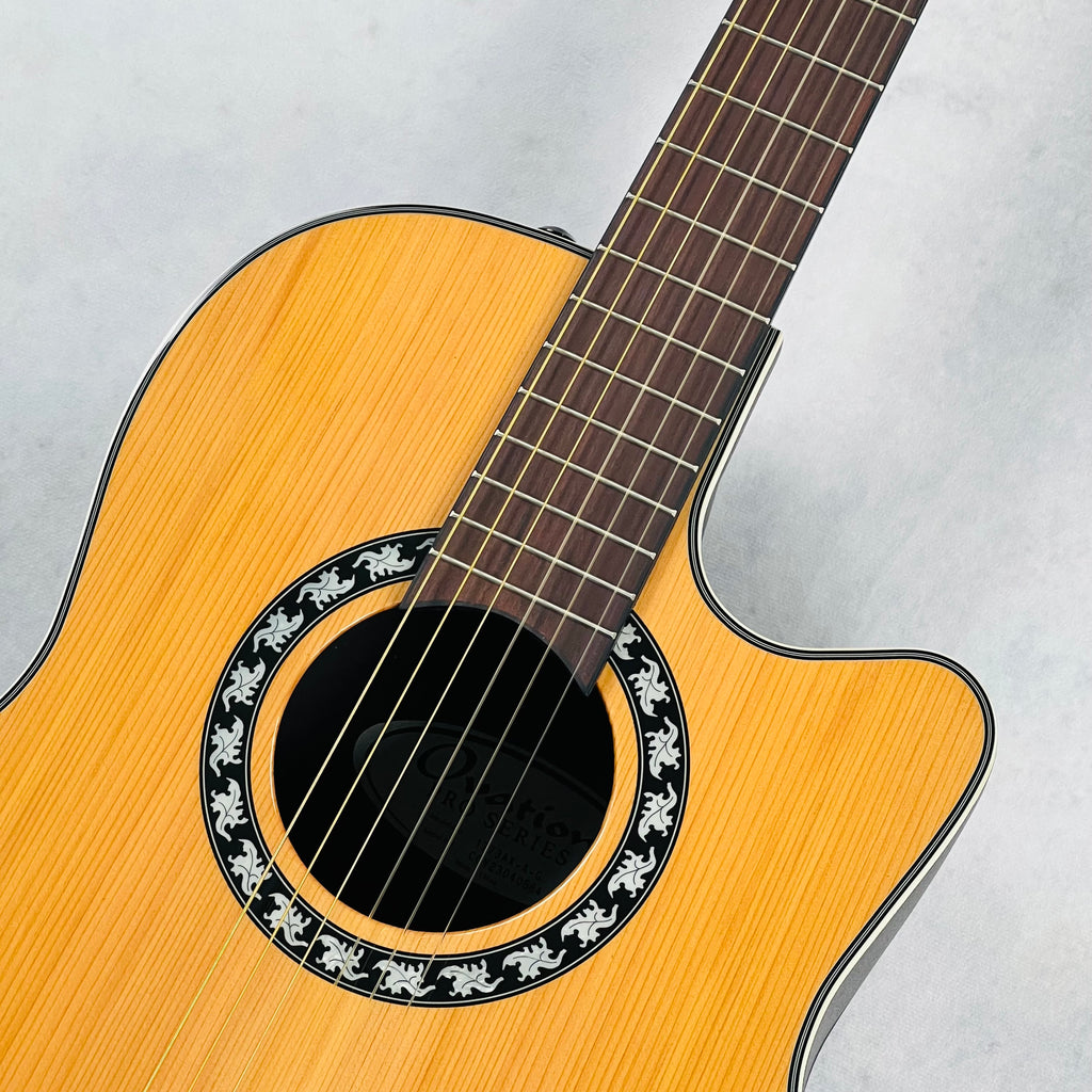 Ovation Pro Series 1773AX-4-G Nylon String Classical Acoustic Guitar 2023 - Natural - 3