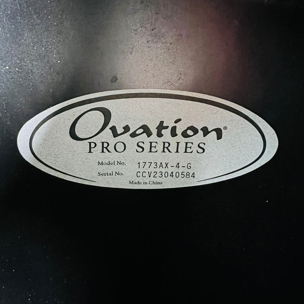 Ovation Pro Series 1773AX-4-G Nylon String Classical Acoustic Guitar 2023 - Natural - 8