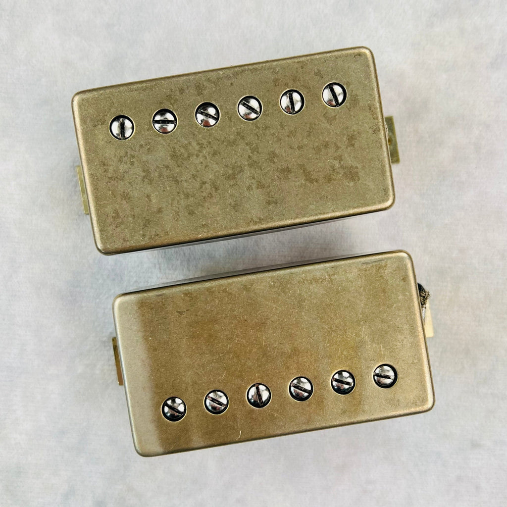 OX4 Low Wind PAF Humbucker Set - Aged Nickel - 1