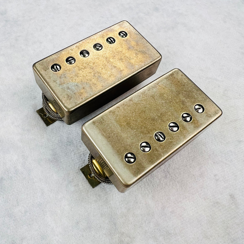 OX4 Low Wind PAF Humbucker Set - Aged Nickel - 2