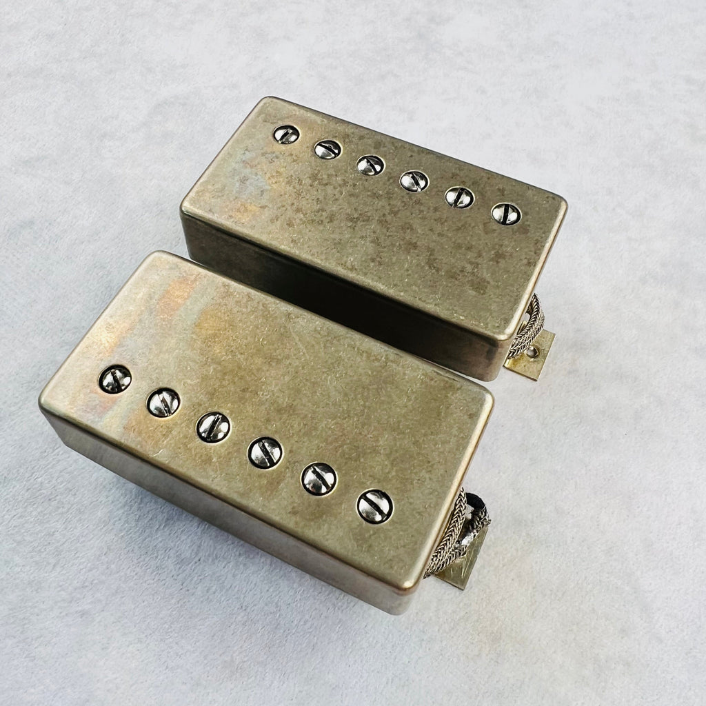 OX4 Low Wind PAF Humbucker Set - Aged Nickel - 3