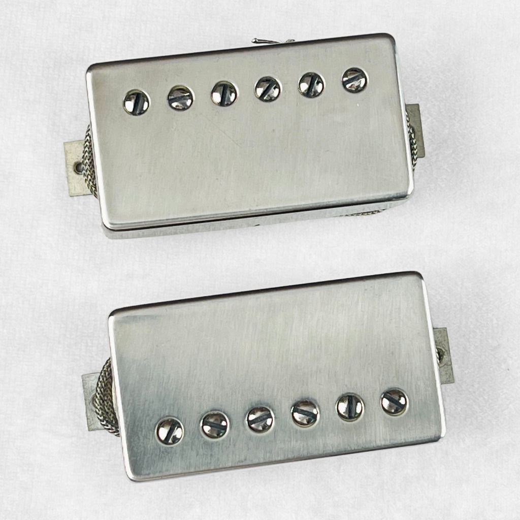 OX4 PAF Humbucker Pickup Set - Aged Nickel / Double Cream - 1