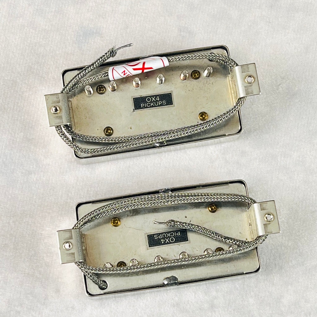OX4 PAF Humbucker Pickup Set - Aged Nickel / Double Cream - 5