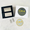 OX4 PAF Humbucker Pickup Set - Aged Nickel / Double Cream - 6
