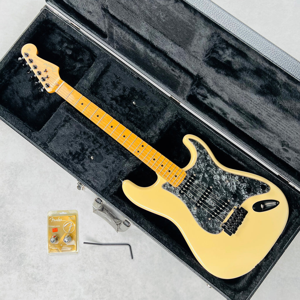 Partscaster Fender American Standard Neck Wilkinson Tremolo 2013 - Vintage White - 17