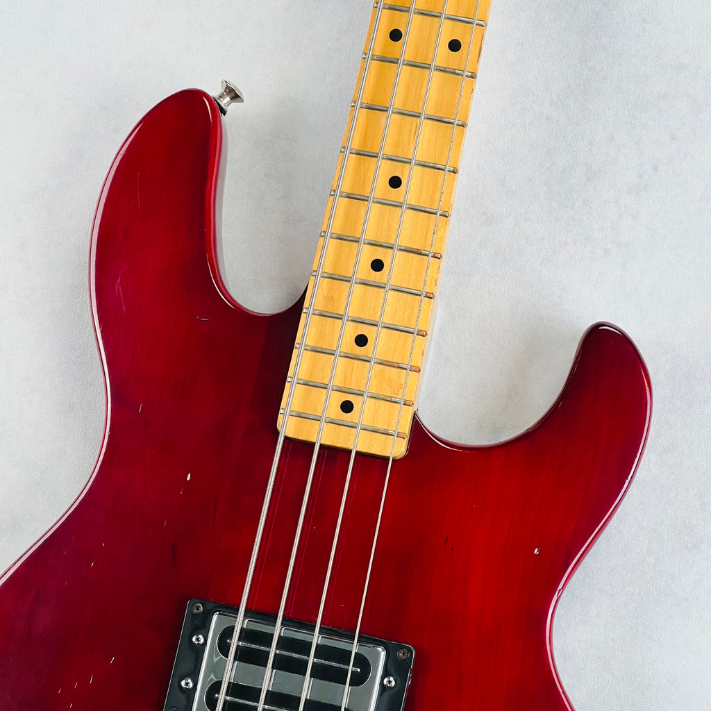 Peavey T-45 4-String Bass Guitar 1982 - Burgundy - 3