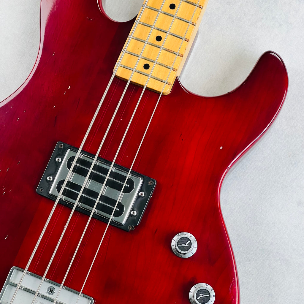 Peavey T-45 4-String Bass Guitar 1982 - Burgundy - 6