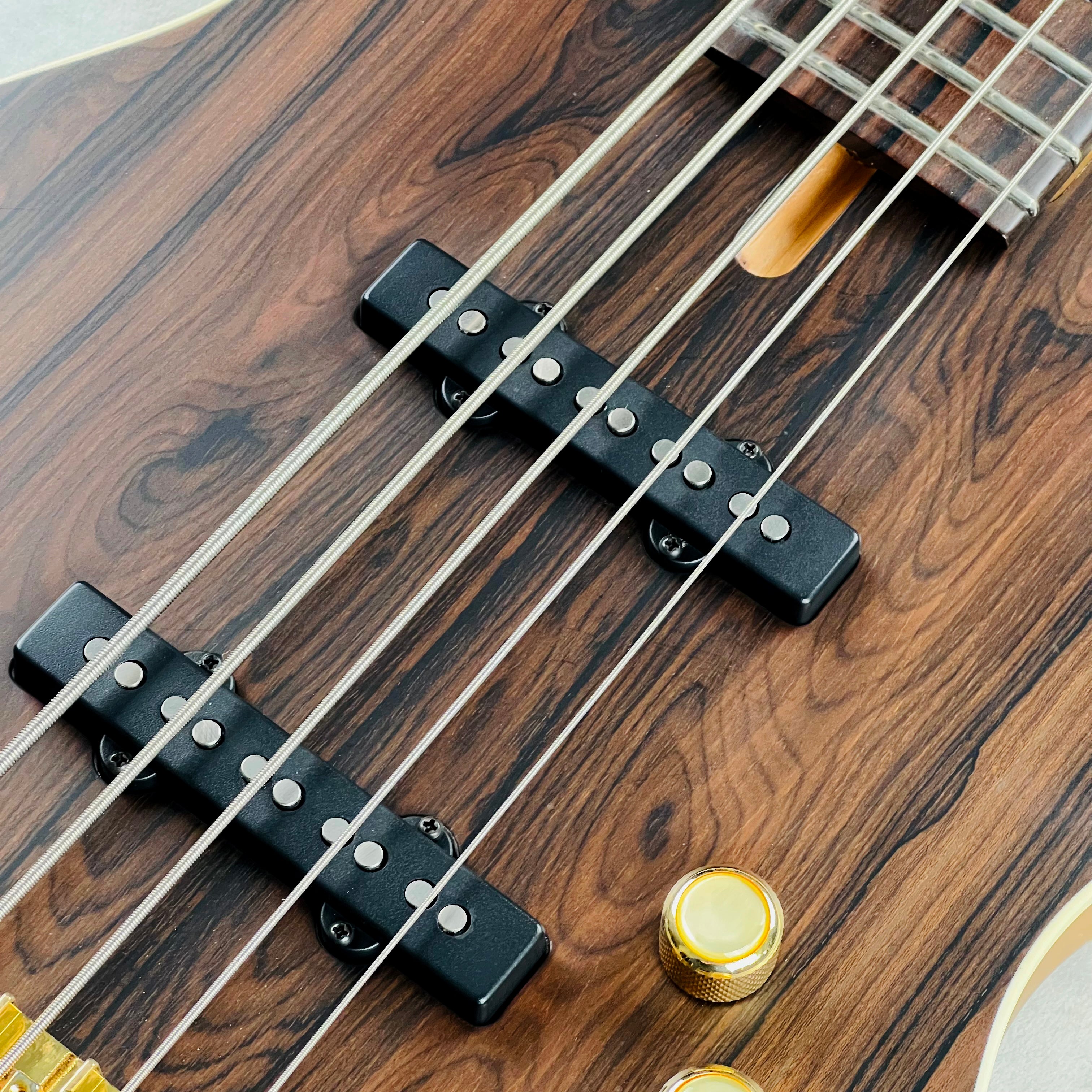 Pensa J-534 Ziricote Top Chambered 5-String Bass 2023 | Tone Wolf