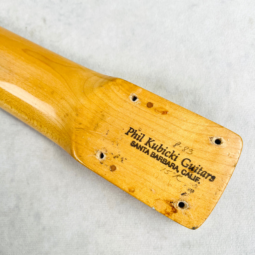 Phil Kubicki S-Style Electric Guitar Neck Rosewood Fingerboard 1983 - Natural - 8