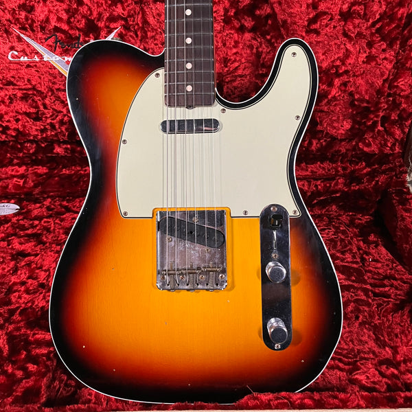 Fender Custom Shop 1960 Telecaster Custom Journeyman Relic 2022 - 3 Color Sunburst - 1