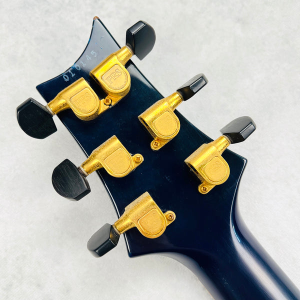 PRS Custom 24 10-Top Birds Brazilian Rosewood Gold Hardware 1990 - Royal Blue - 20