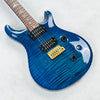 PRS Custom 24 10-Top Birds Brazilian Rosewood Gold Hardware 1990 - Royal Blue - 4