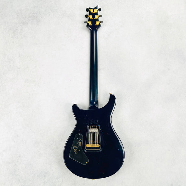 PRS Custom 24 10-Top Birds Brazilian Rosewood Gold Hardware 1990 - Royal Blue - 15