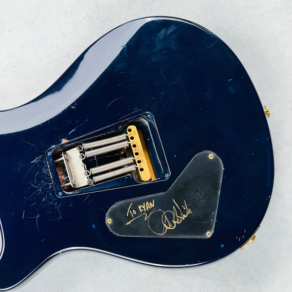 PRS Custom 24 10-Top Birds Brazilian Rosewood Gold Hardware 1990 - Royal Blue - 16
