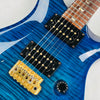 PRS Custom 24 10-Top Birds Brazilian Rosewood Gold Hardware 1990 - Royal Blue - 10