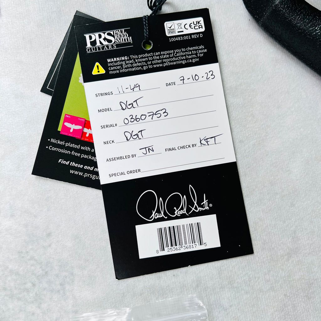 PRS DGT Moon Inlays 2023 - Gold Top - 20