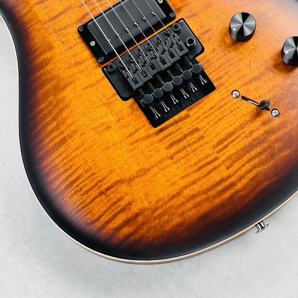 PRS DW CE 24 Floyd Dustie Waring Signature 2023 - Burnt Amber Smokeburst - 4