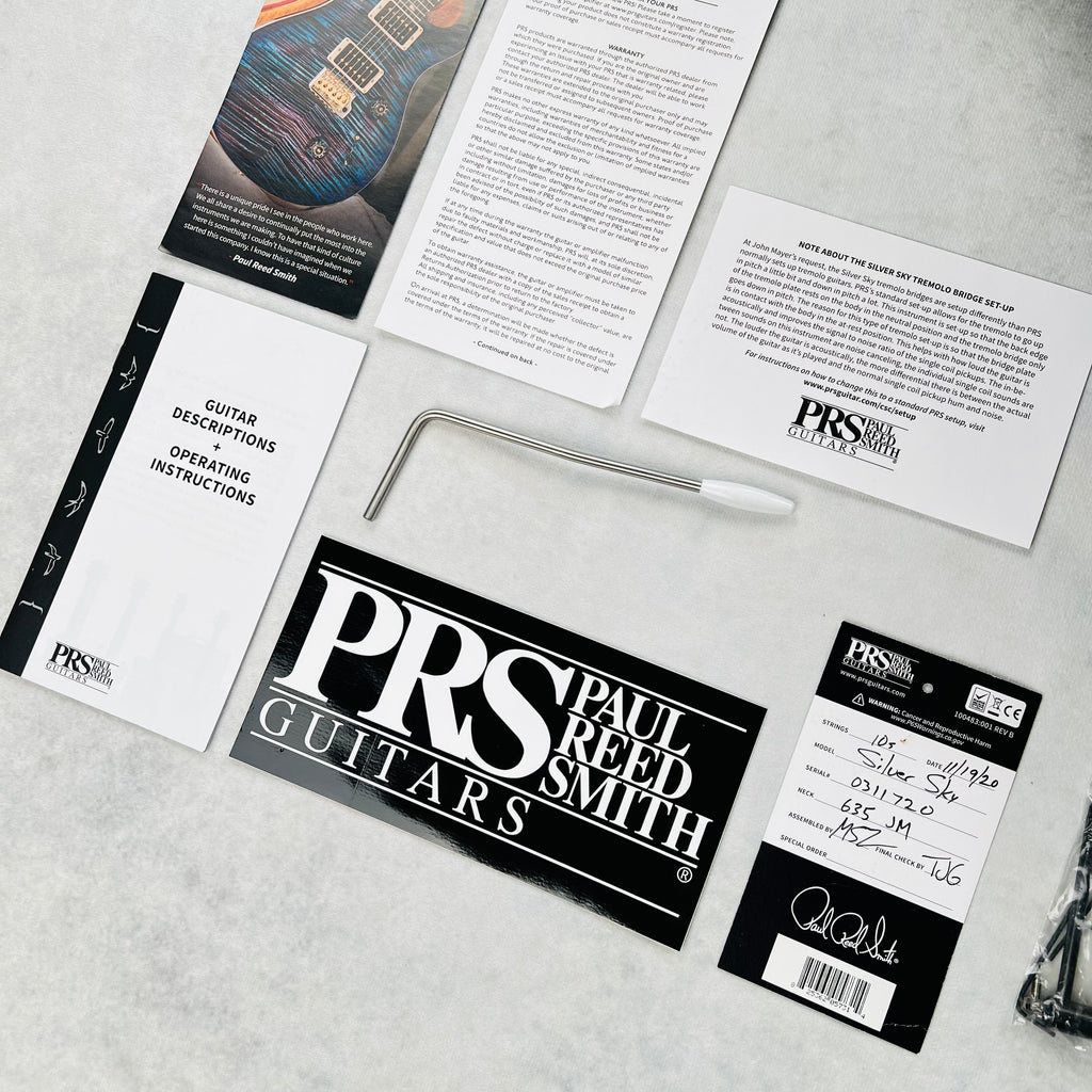 PRS John Mayer Silver Sky Maple Fingerboard 2020 - Midnight Rose - 20