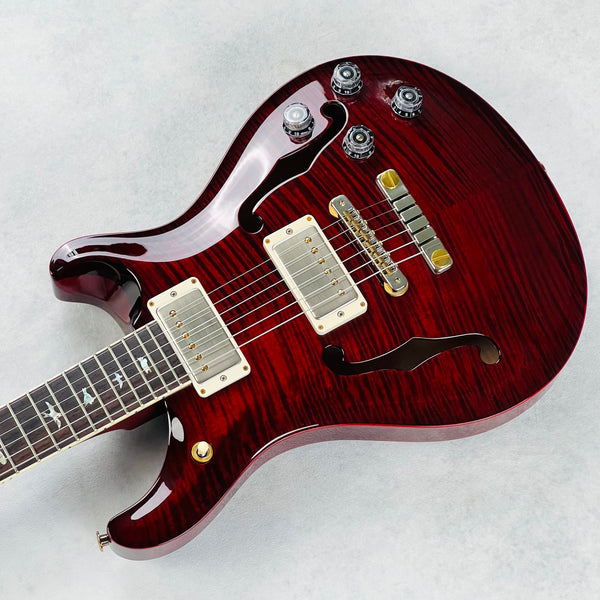 PRS McCarty 594 Hollowbody II 10-Top 2022 - Fire Red Burst - 12