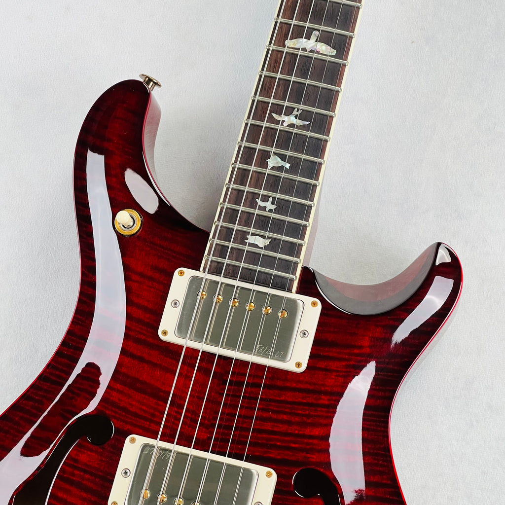 PRS McCarty 594 Hollowbody II 10-Top 2022 - Fire Red Burst - 3