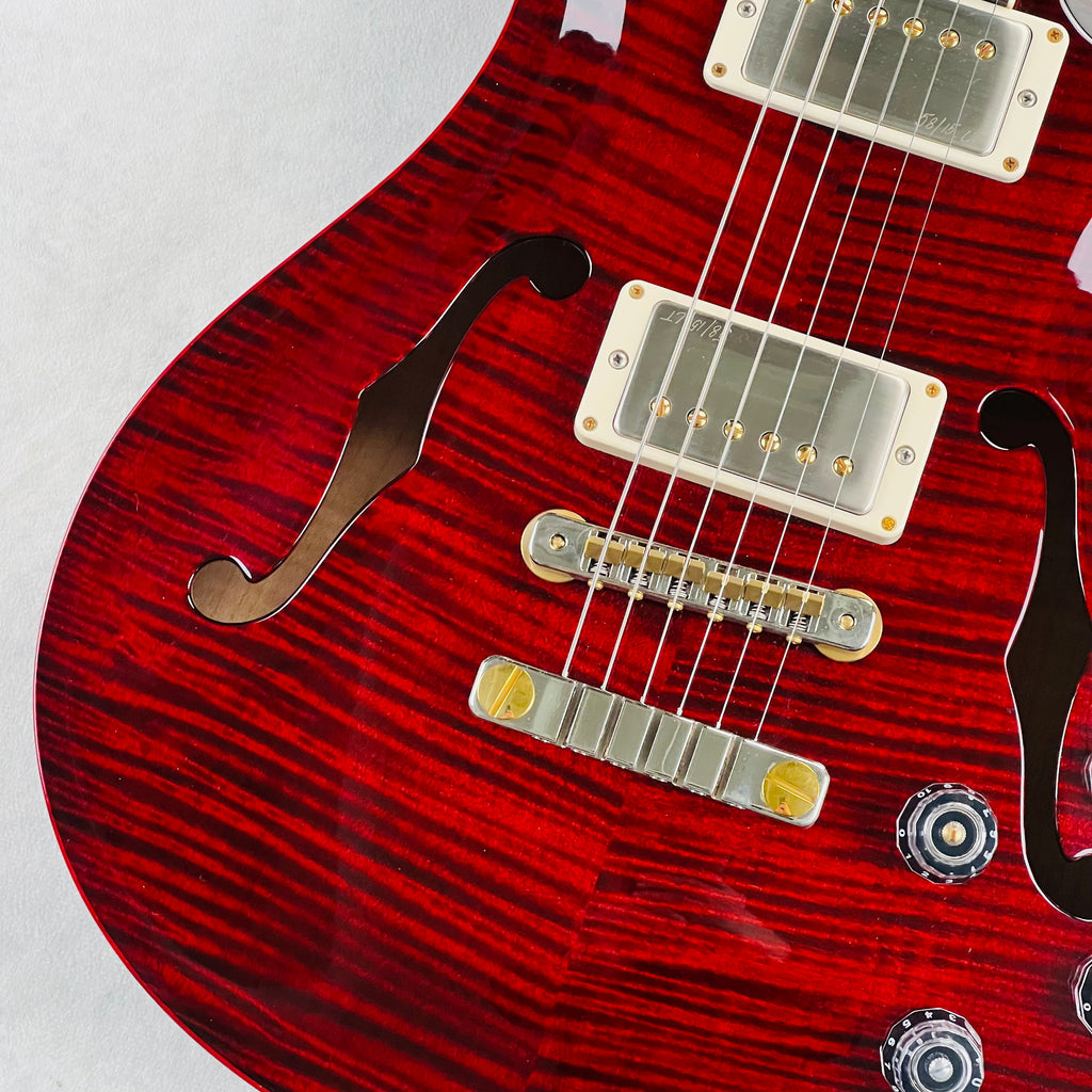 PRS McCarty 594 Hollowbody II 10-Top 2022 - Fire Red Burst - 4