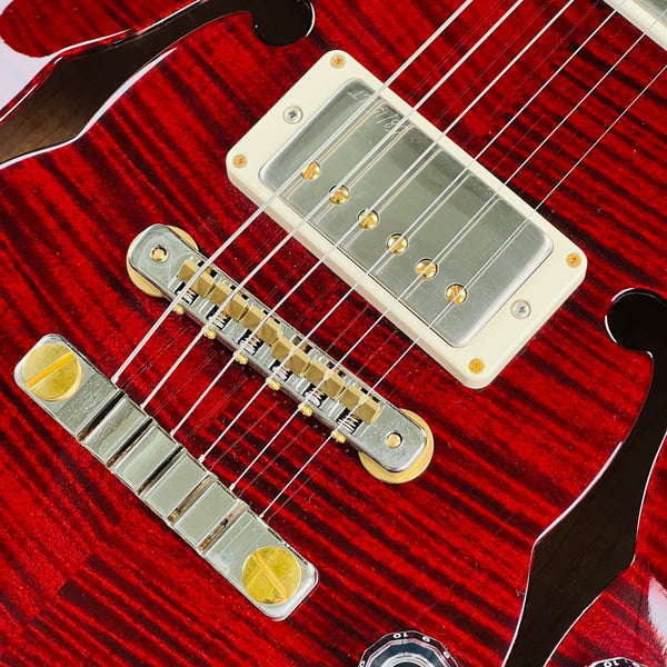 PRS McCarty 594 Hollowbody II 10-Top 2022 - Fire Red Burst - 7