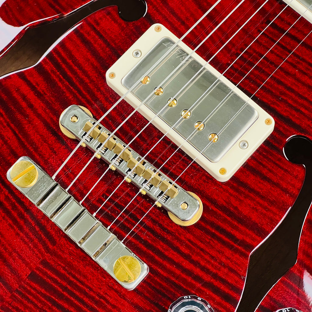 PRS McCarty 594 Hollowbody II 10-Top 2022 - Fire Red Burst - 7