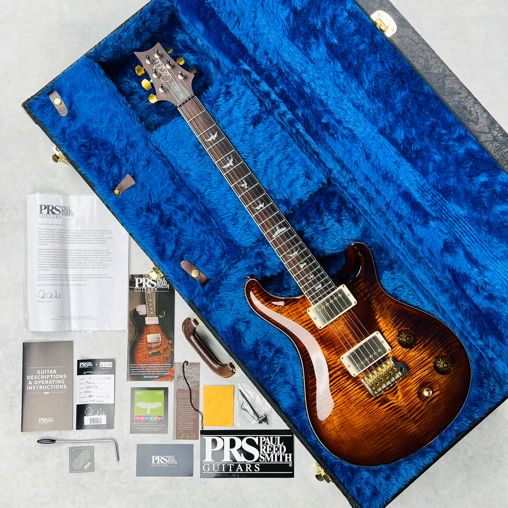 PRS McCarty Wood Library 10-Top Rosewood Neck 2023 - Yellow Tiger - 23
